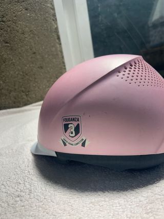 Casco Hípica Rosa Fouganza