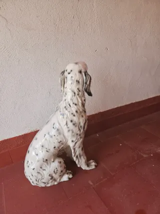 Figura Perro Dálmata Cerámica