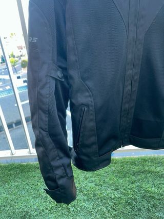 Chaqueta de moto negra Rainers Talla Xl