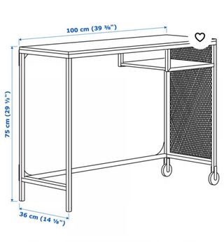 Tavolo portatile FJÄLLBO Ikea