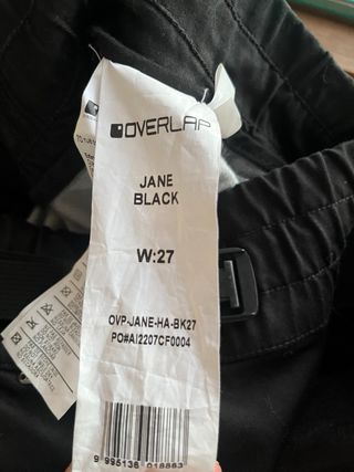 Pantalón moto mujer negro