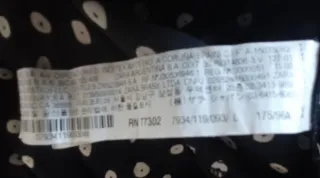 Vestito ZARA Nero a Righe Bianche Taglia L