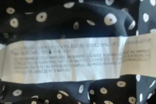 Vestito ZARA Nero a Righe Bianche Taglia L