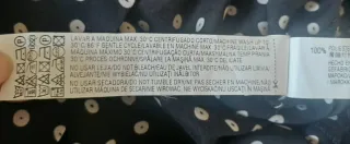 Vestito ZARA Nero a Righe Bianche Taglia L