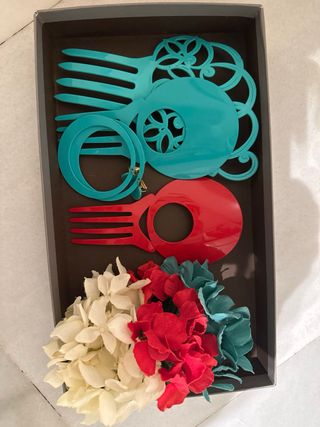 Traje Flamenca Talla 38 + Complementos