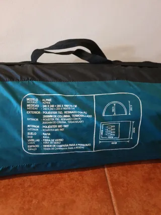 Tienda campaña Boomerang 4 personas