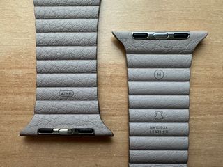 Apple Watch 42mm. Stone Leather Loop M