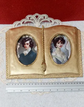 Marco Doble Vintage Dorado