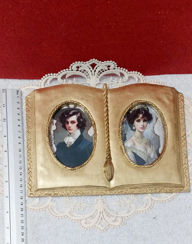 Marco Doble Vintage Dorado