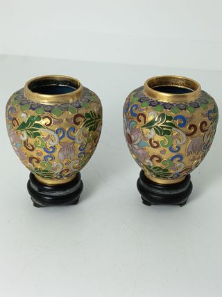 Vasi Cinesi Cloisonné Champlevé