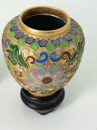 Vasi Cinesi Cloisonné Champlevé