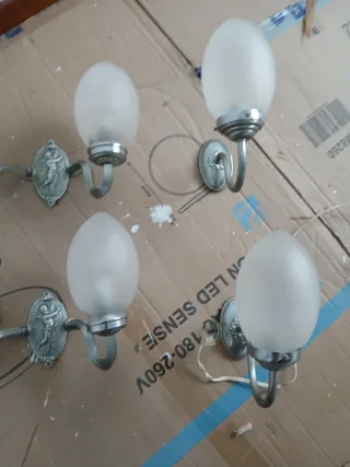 Applique vintage in argento e cristallo