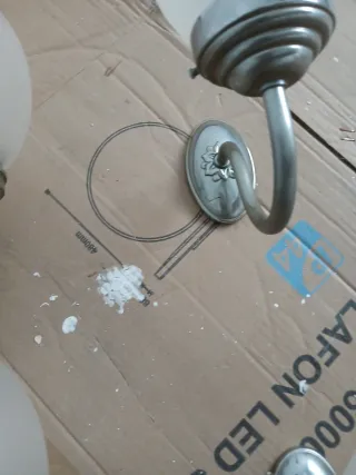 Applique vintage in argento e cristallo