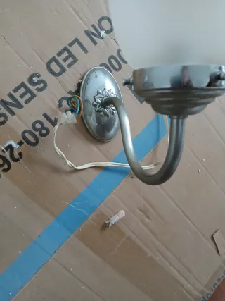 Applique vintage in argento e cristallo