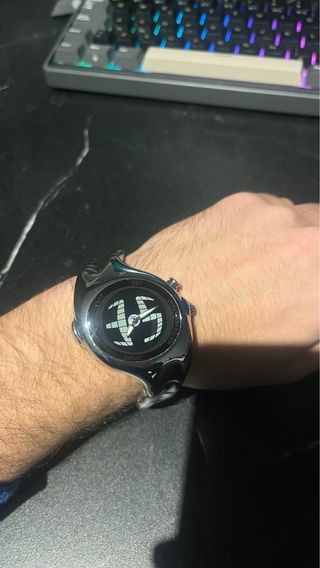 Reloj Nike Triax - Negro/Plateado