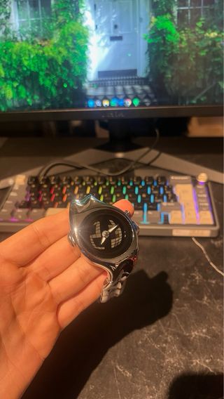 Reloj Nike Triax - Negro/Plateado