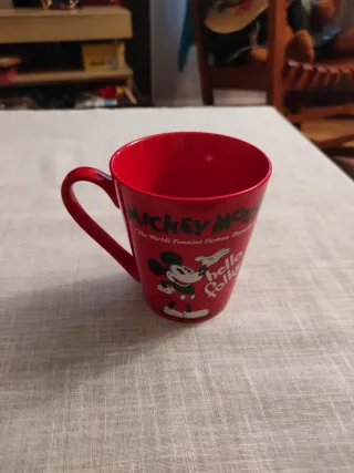 Taza Mickey Mouse Roja Coleccionista