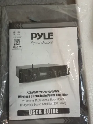Amplificador Pyle Bluetooth 2 Canales 2000W Rack