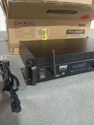 Amplificador Pyle Bluetooth 2 Canales 2000W Rack