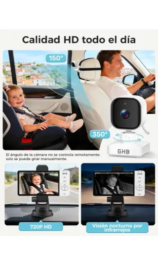 Cámara de Vigilancia Bebé GHB 5 HD