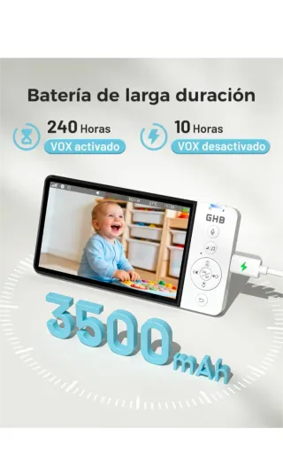 Cámara de Vigilancia Bebé GHB 5 HD