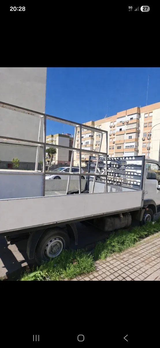 Estructura para camión para cristales