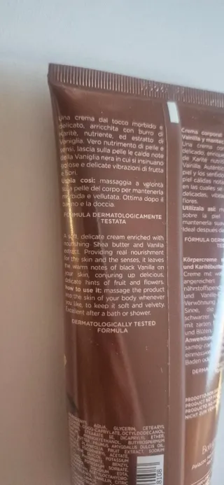 Bottega Verde Vaniglia Nera Crema Corpo 200ml