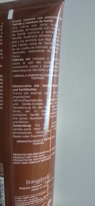 Bottega Verde Vaniglia Nera Crema Corpo 200ml