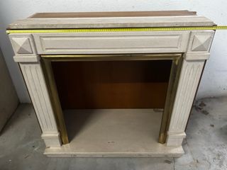 Chimenea de mármol vintage clásica