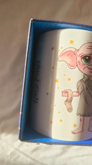 Caneca Harry Potter Azul Dourada