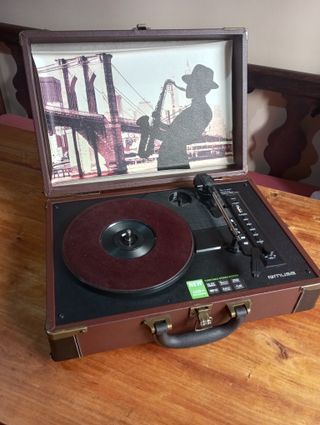 Giradischi portatile Muse MP3 con batteria e altoparlante