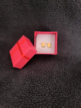 Pendientes infantiles ositos