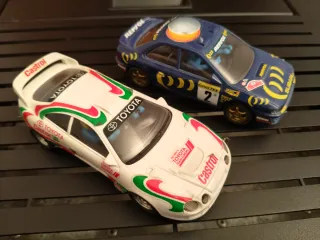 Macchine Scalextric Toyota e Subaru