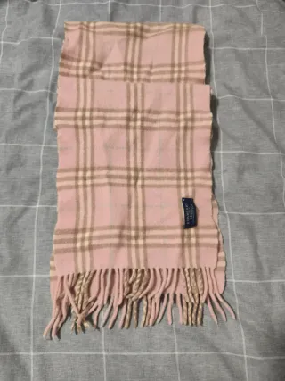 Bufanda Burberry Cachemira Rosa Beige