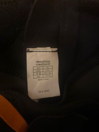 Trajes neopreno Tribord manga corta Talla 42 y50