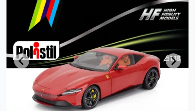 Prezzo per unità...POLISTIL 1/18 FERRARI ROMA 2019