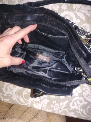 Bolso de mano estampado