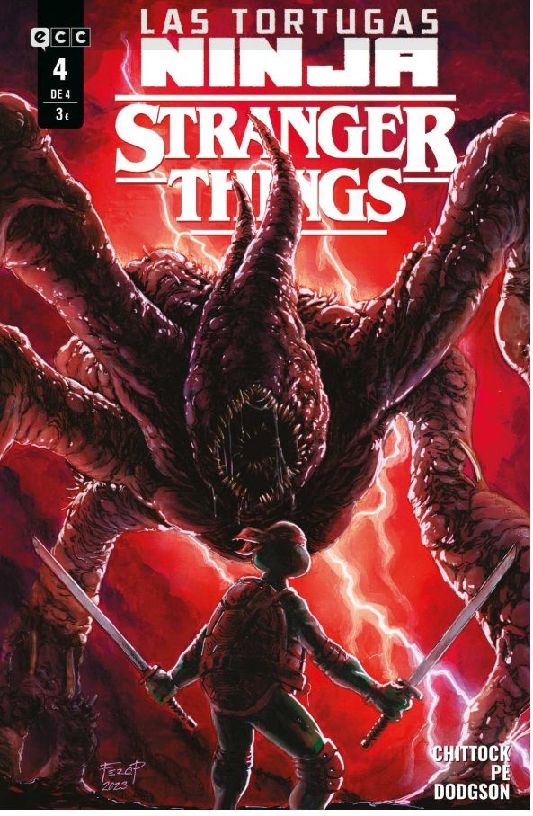 Las Tortugas Ninja/Stranger Things núm. 1 al 4