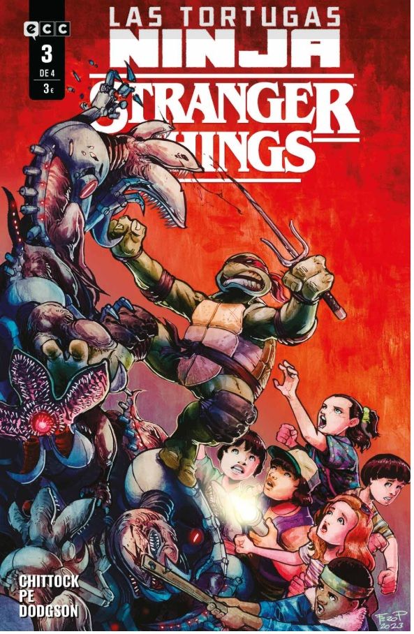 Las Tortugas Ninja/Stranger Things núm. 1 al 4