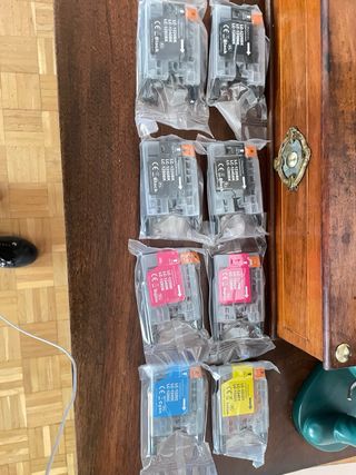 8 Cartuchos Tinta Brother LC-1220BK,LC-1240BK...