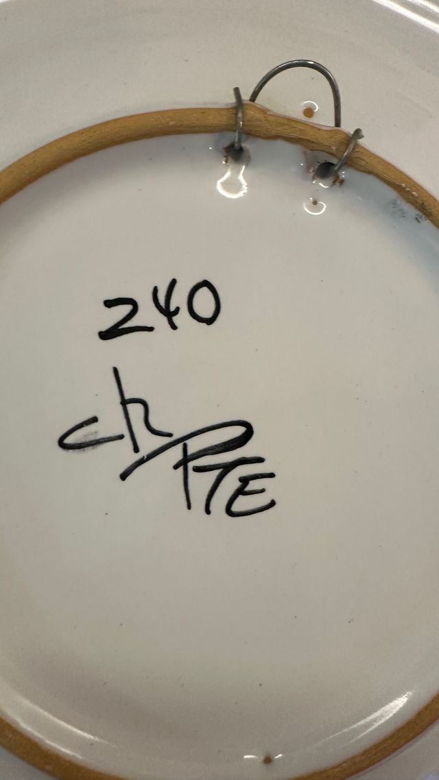 Plato decorativo puente