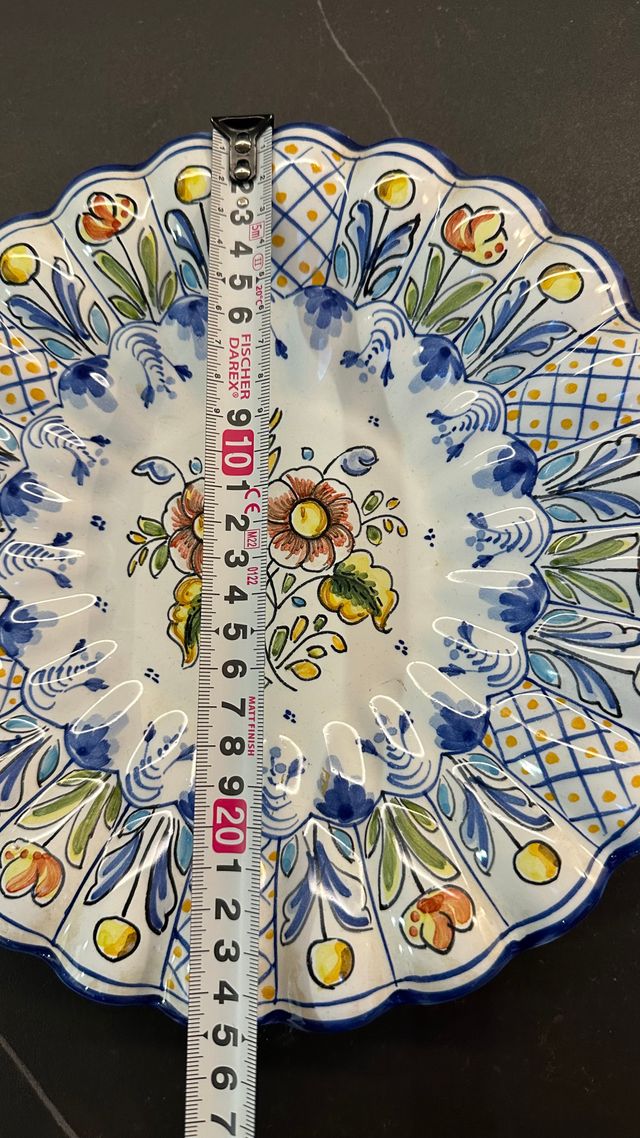 Plato decorativo puente