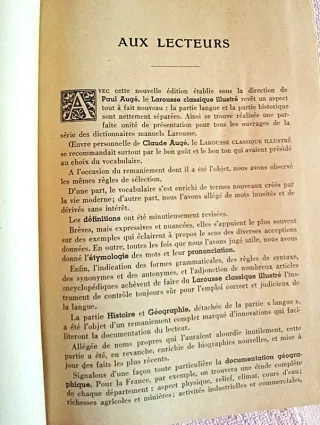 Larousse Classique Illustré 1953