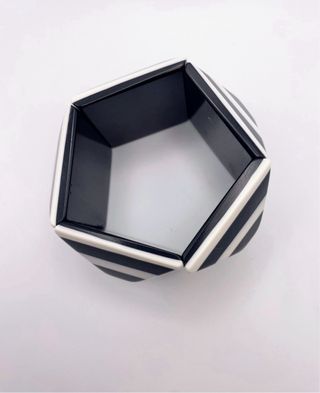 Bracciale rigido bicolore stile Marion Godart