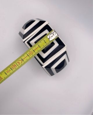 Bracciale rigido bicolore stile Marion Godart