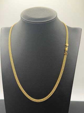 Ref53 Cadena de malla de oro de 18k