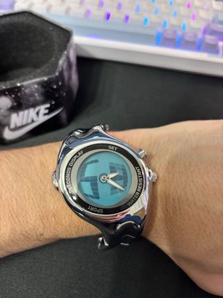 Reloj Nike Triax - Plata/Celeste