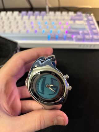 Reloj Nike Triax - Plata/Celeste