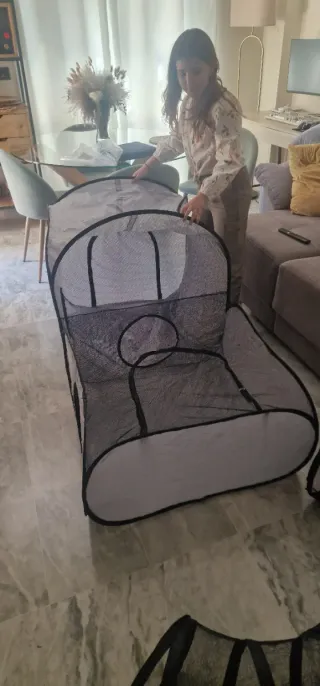 Tenda per animali domestici con tunnel