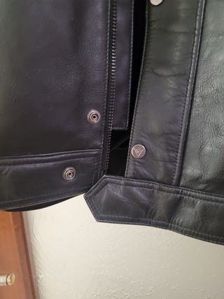 Chaqueta de cuero moto